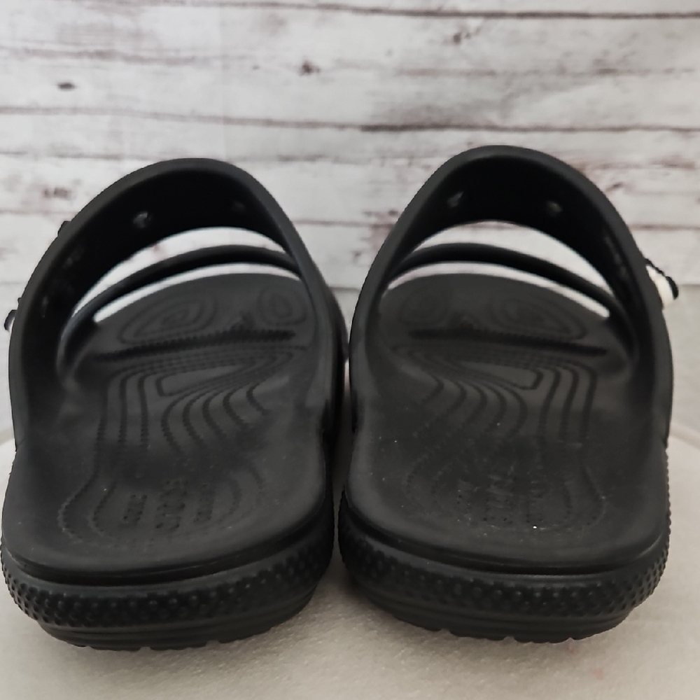 CROCS Classic Black Slide Sandals - Picture 4 of 4